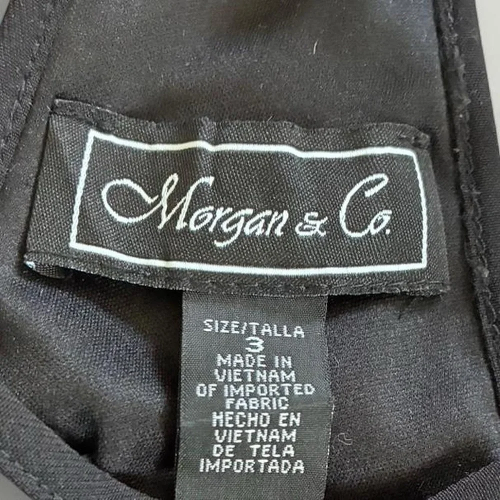 Morgan & Co. Formal Black Sequin Maxi Dress - Picture 6 of 6